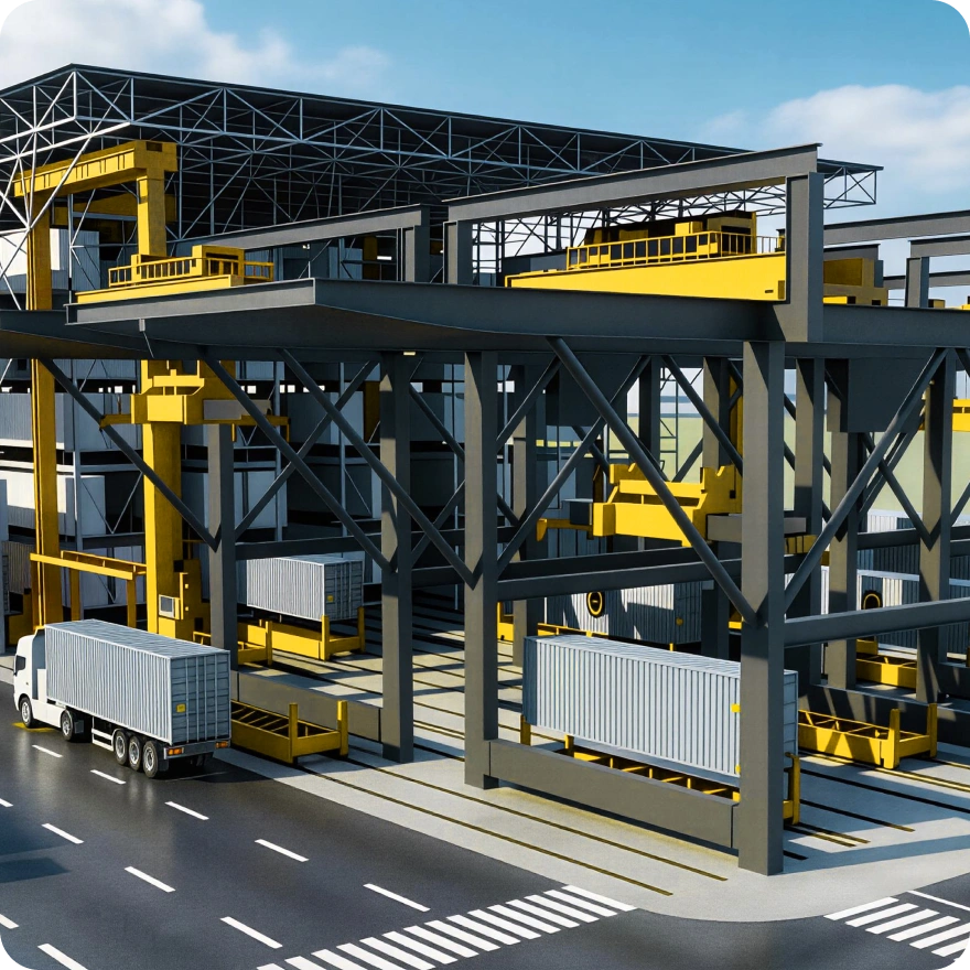 Automated Fixed Crane